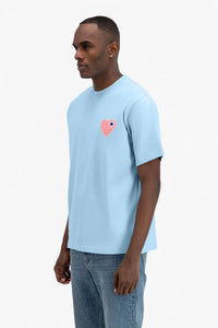 T-shirt Adj Cœur Bleu