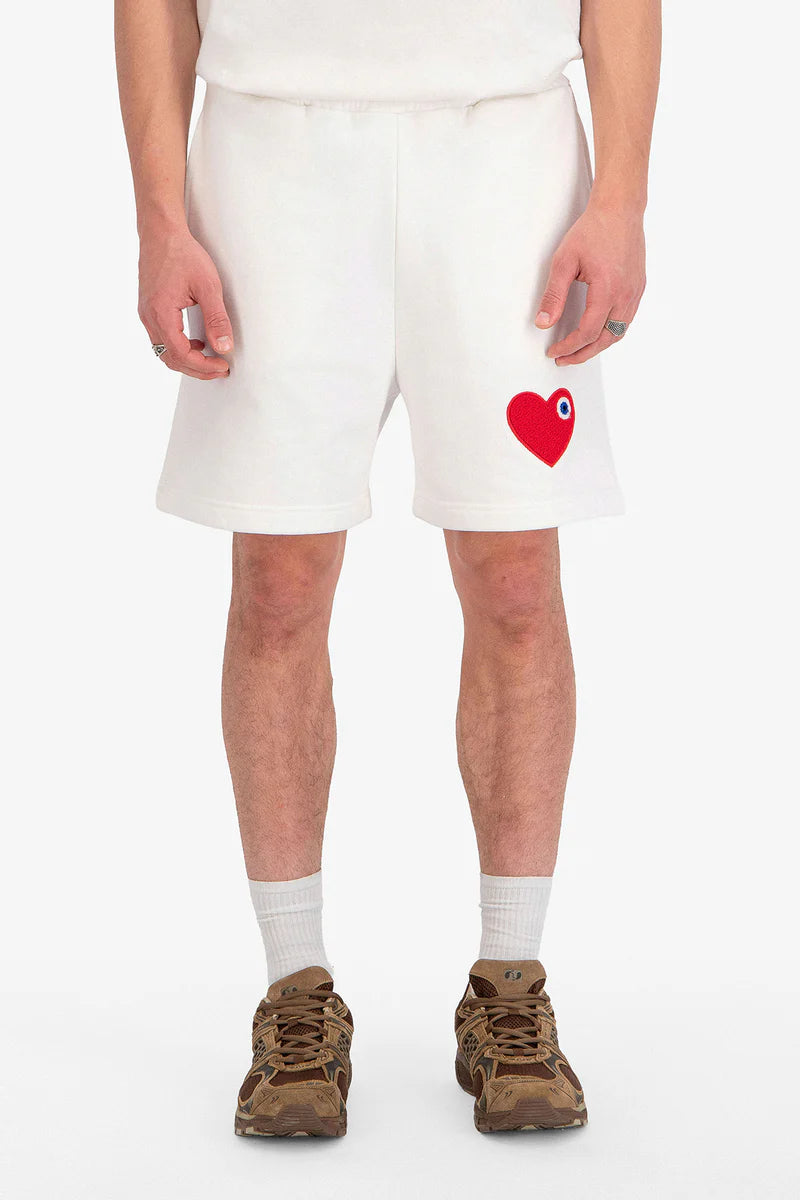 Short Coeur Blanc/Noir