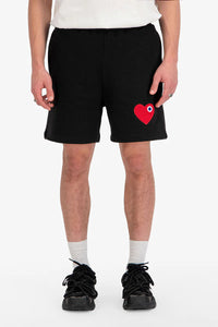 Short Coeur Blanc/Noir