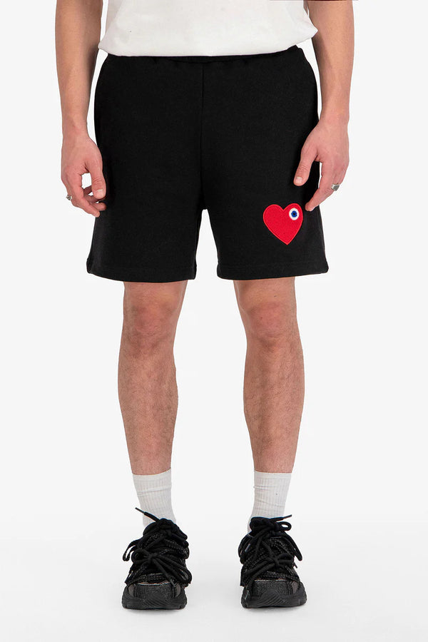 Short Coeur Blanc/Noir