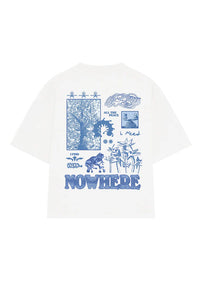 T-shirt Peace Blanc