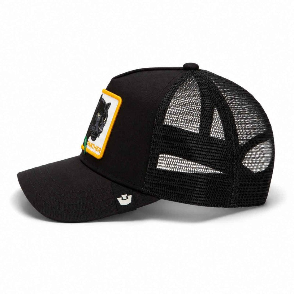 Casquette Trucker Panther Flower Noir