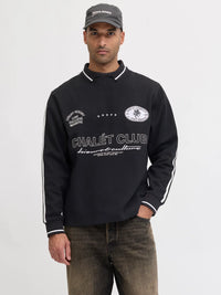 Pull Polo Jack and Jones Chalet Club Noir/Gris