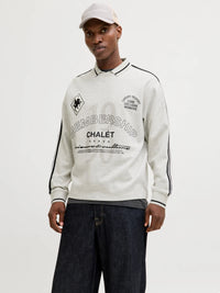 Pull Polo Jack and Jones Chalet Club Noir/Gris