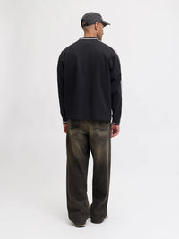 Pull Polo Jack and Jones Chalet Club Noir/Gris