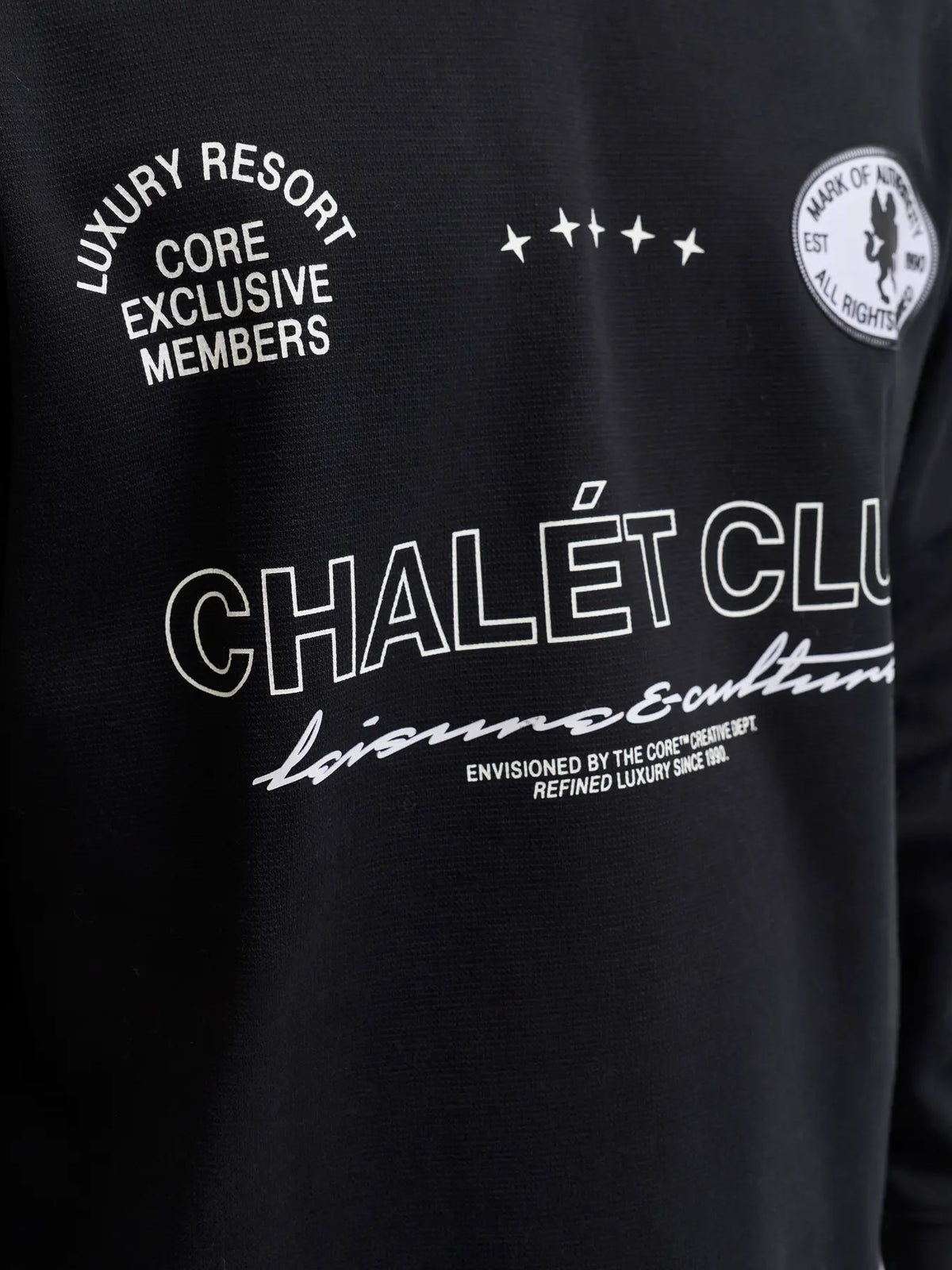 Pull Polo Jack and Jones Chalet Club Noir/Gris