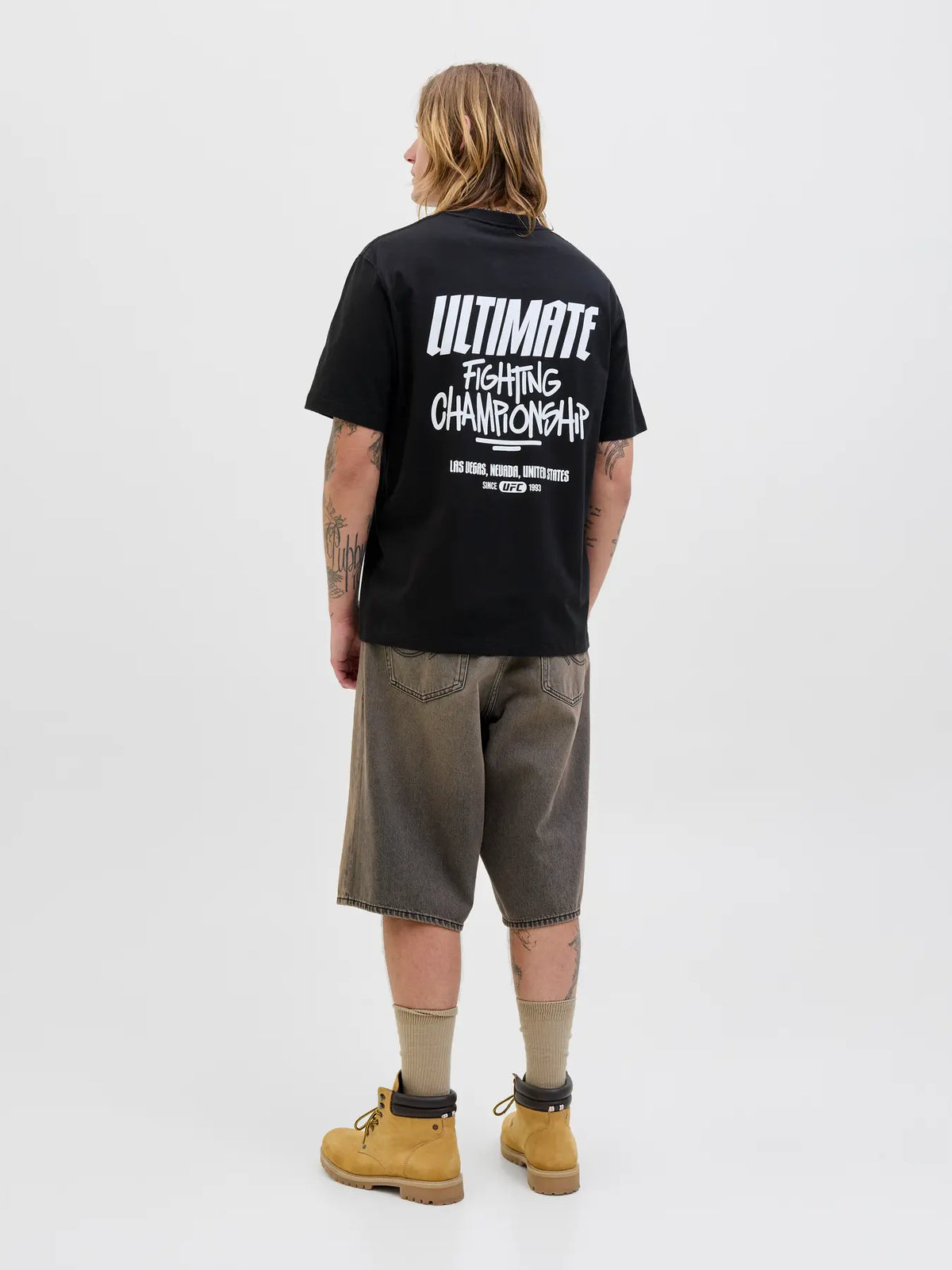 T-shirt UFC Ultimate Noir/Blanc