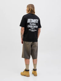 T-shirt UFC Ultimate Noir/Blanc