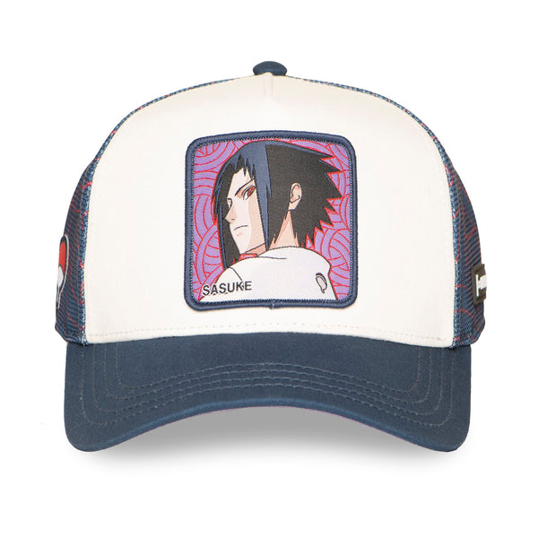 Casquette Trucker Sasuke Naruto Blanc/Bleu