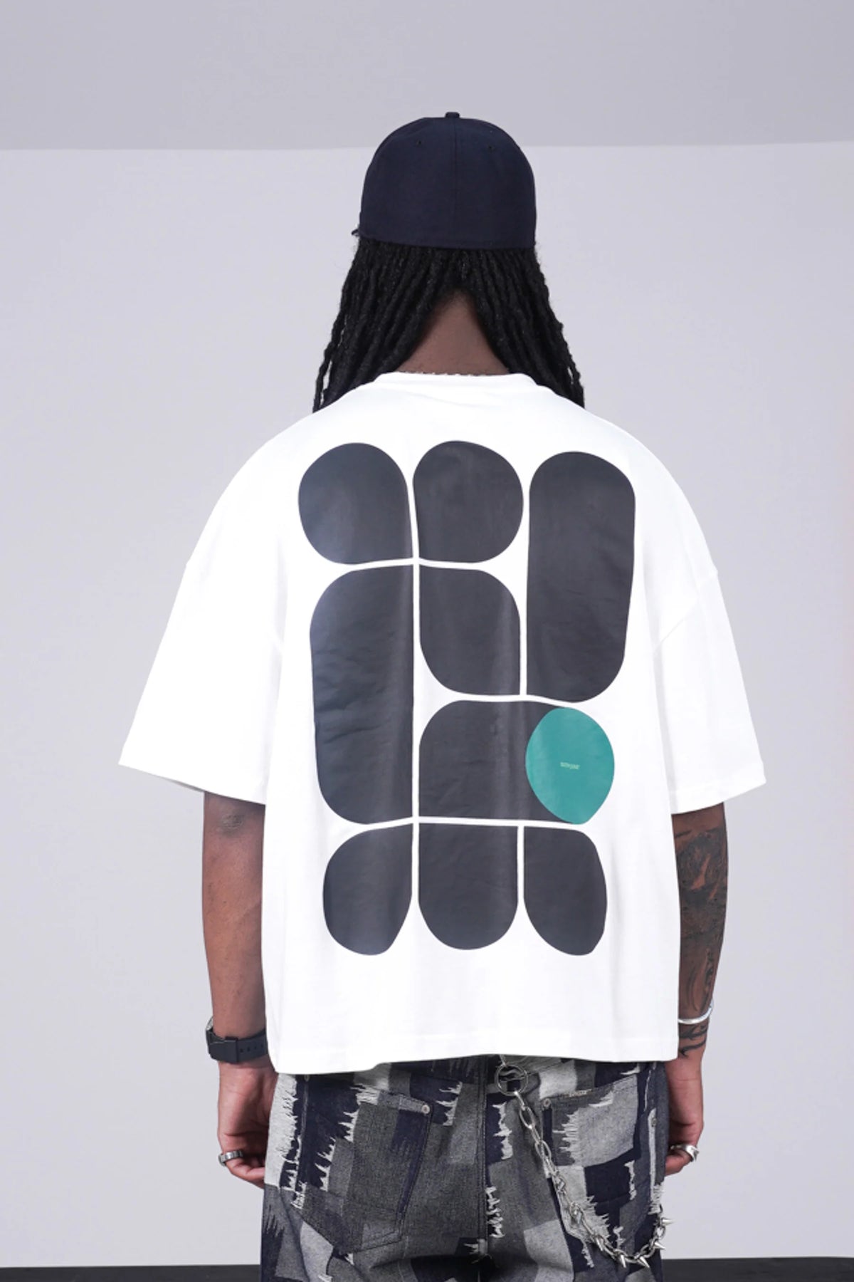 T-shirt Sixth June Gallery Boxy Blanc