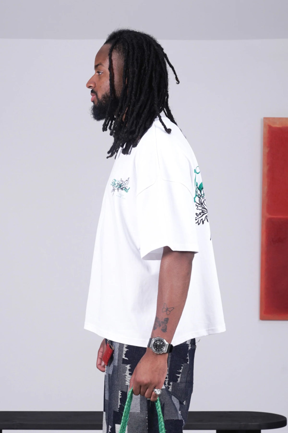 T-shirt Sixth June Mood Boxy Blanc