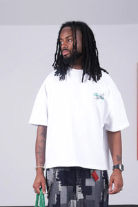 T-shirt Sixth June Mood Boxy Blanc