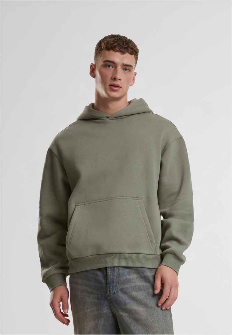 Hoodie Basic Over Noir/Beige/Gris/Rose/Vert/Violet