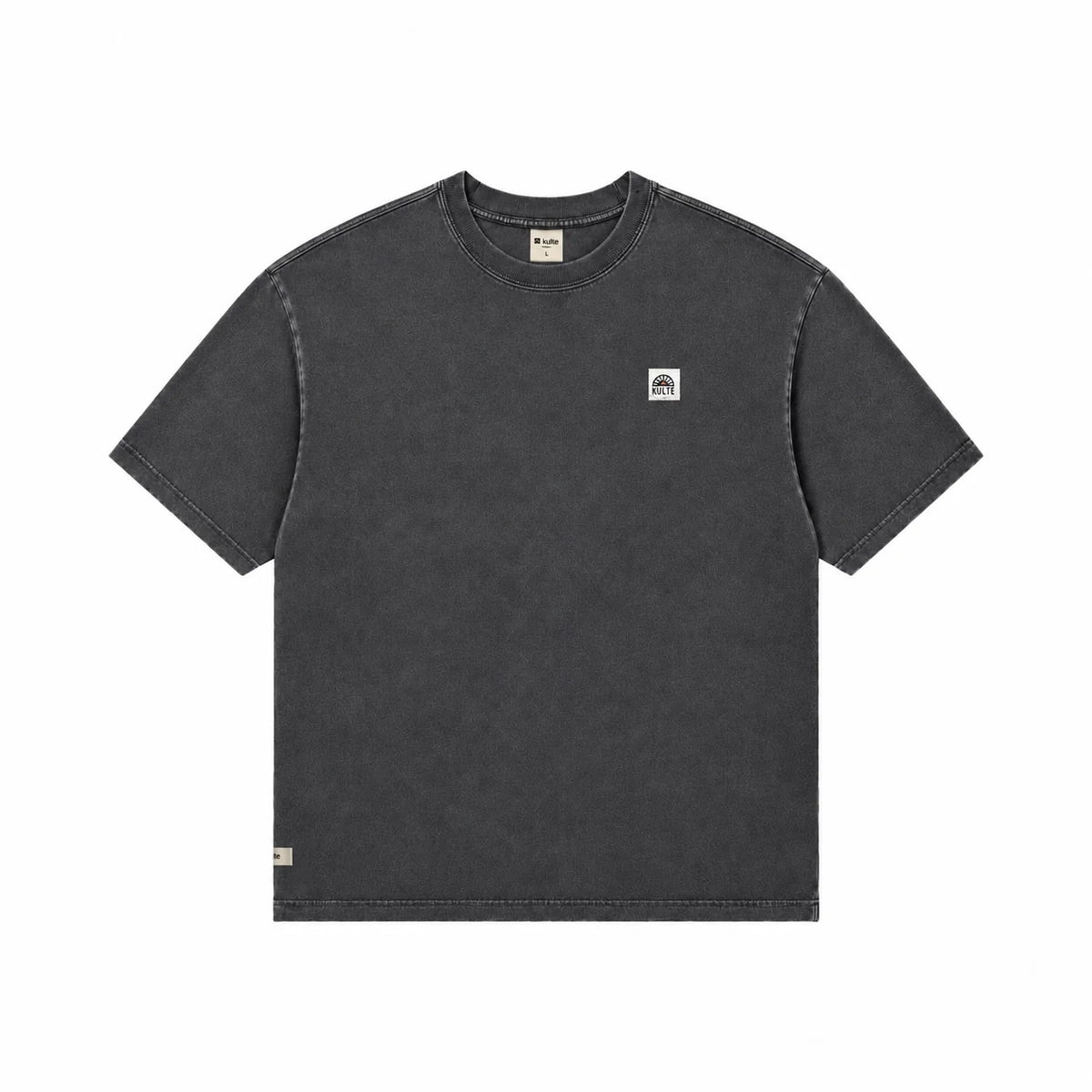 T-shirt Picto Gris/Blanc