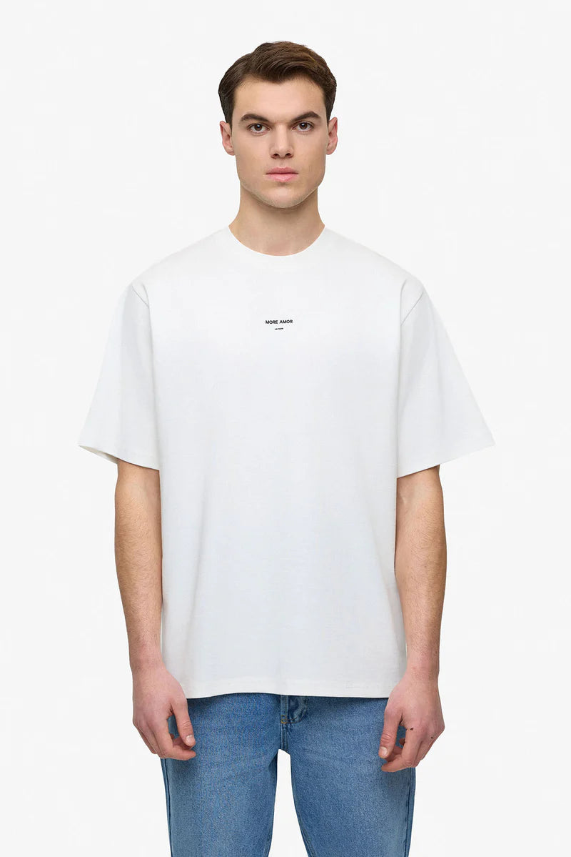 T-shirt Por Favor Blanc/Noir