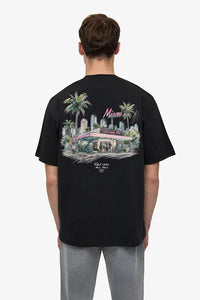 T-shirt Club 1984 Miami Station Blanc/Noir