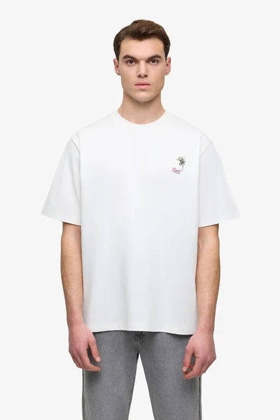 T-shirt Club 1984 Miami Station Blanc/Noir
