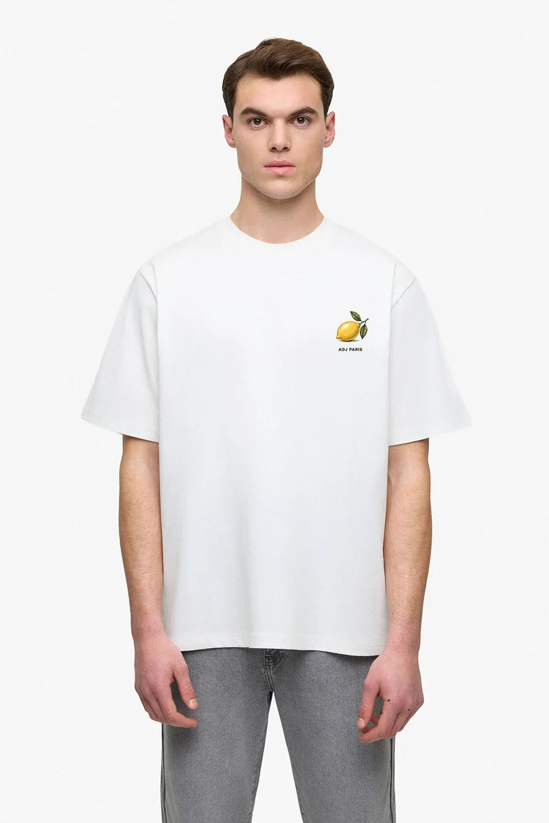 T-shirt Limoni Porsche Blanc