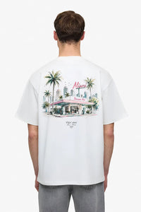 T-shirt Club 1984 Miami Station Blanc/Noir