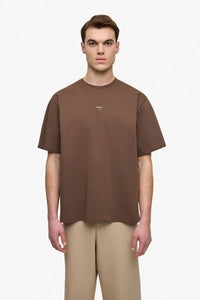 T-shirt Work Marron