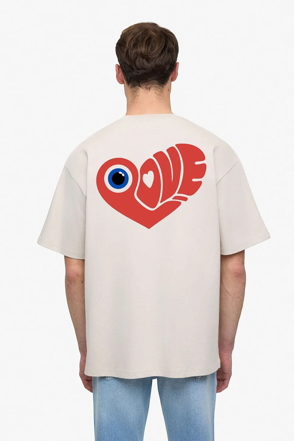 T-shirt Love Beige