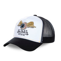 Casquette Trucker Oeil Blanc/Noir