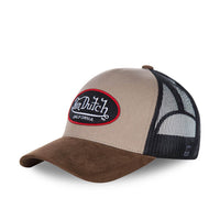 Casquette Von Dutch Trucker Beige/Marron