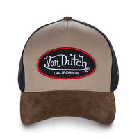 Casquette Von Dutch Trucker Beige/Marron