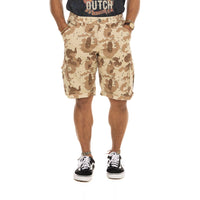 Short Cargo Camouflage Beige