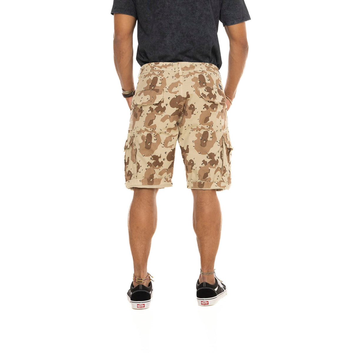 Short Cargo Camouflage Beige