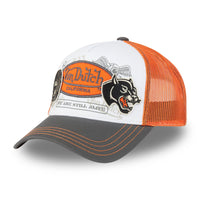 Casquette Trucker Panthère Gris/Orange