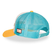 Casquette Von Dutch Palm Cali Retro Blanc/Jaune/Bleu