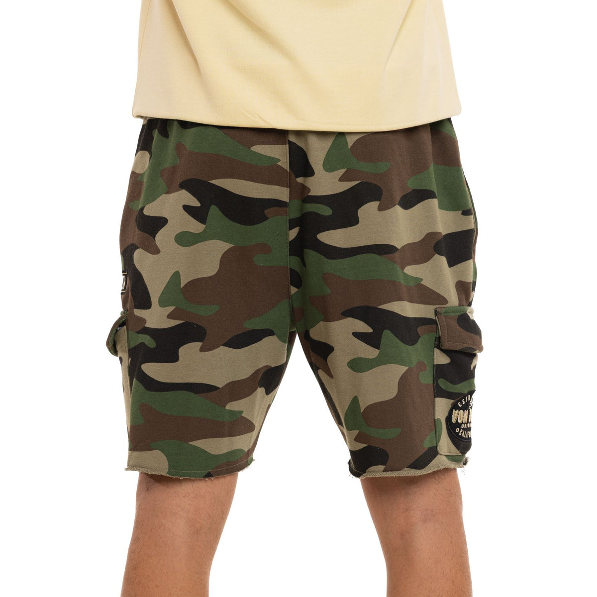 Short Cargo Militaire Vert/Marron