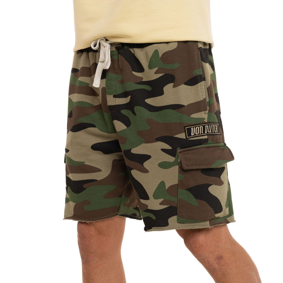 Short Cargo Militaire Vert/Marron