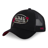 Casquette Von Dutch Trucker Flower Noir