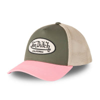 Casquette Trucker Original Kaki/Rose