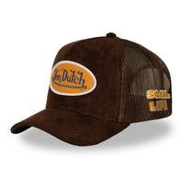 Casquette Trucker Classic Velours Marron