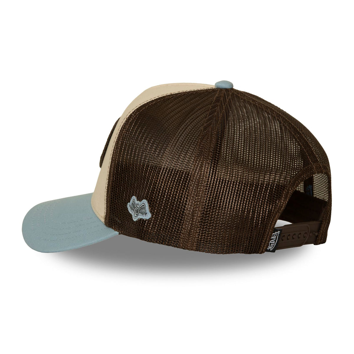 Casquette Trucker Classic Beige/Marron/Bleu