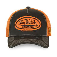 Casquette Trucker Classic Destroy Gris/Orange