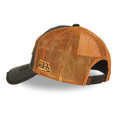Casquette Trucker Classic Destroy Gris/Orange