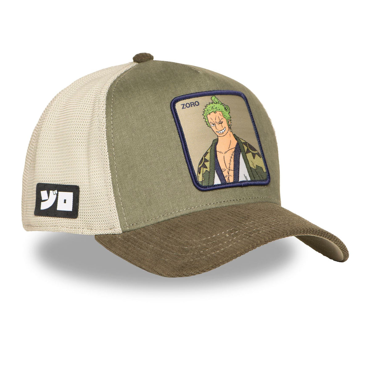 Casquette Trucker Naruto Zoro Kaki