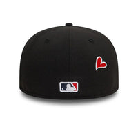 Casquette 59Fifty Atlanta Braves Cœur Noir
