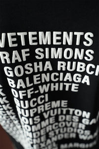 T-shirt Fuck Noir/Blanc