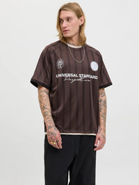 Maillot Football Universal Marron/Blanc/Noir