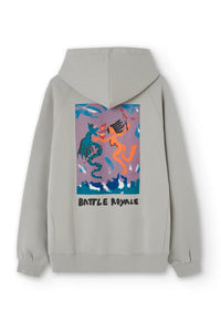 Hoodie Battle Royale Gris