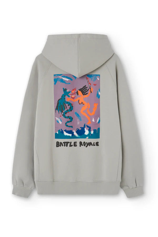 Hoodie Battle Royale Gris