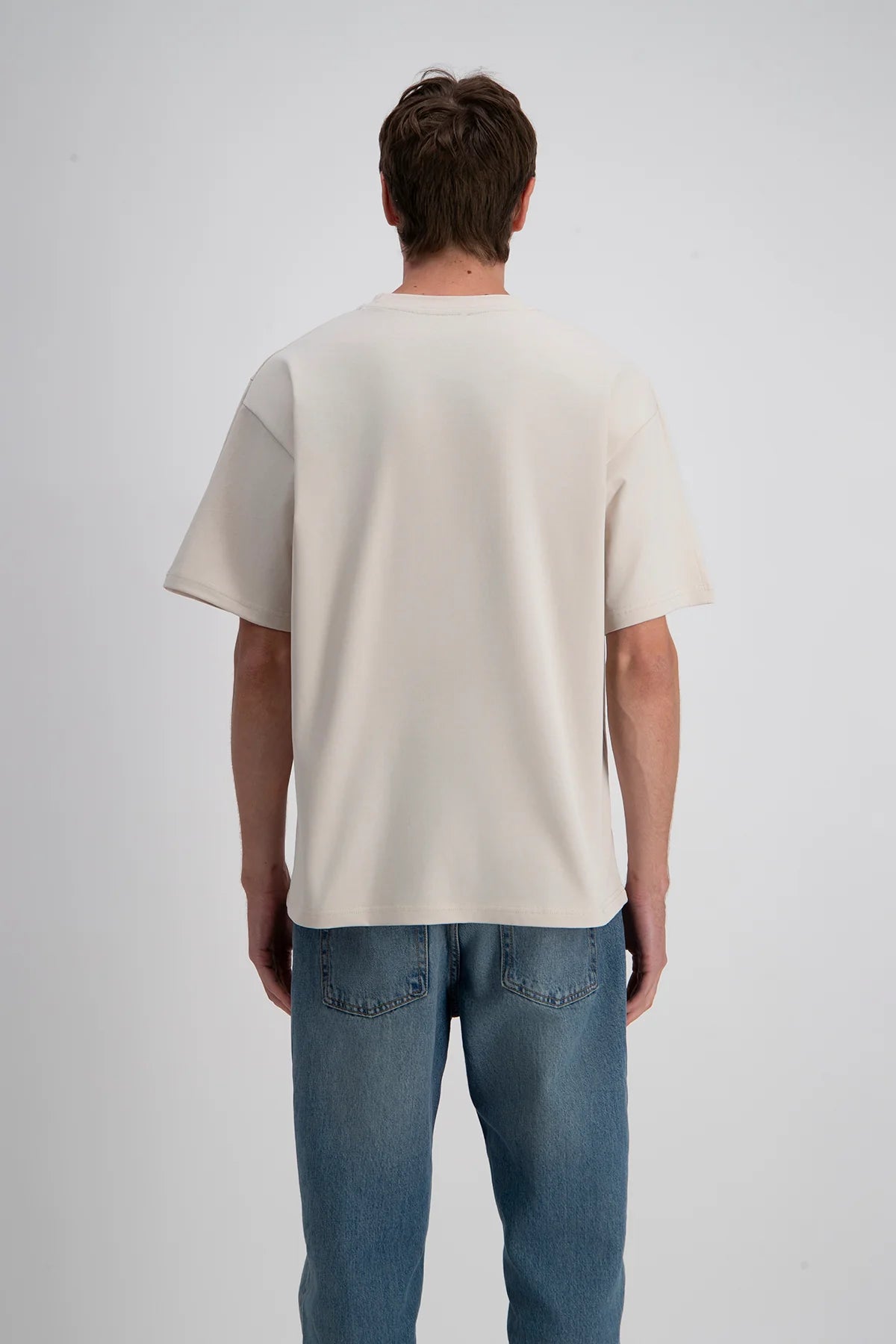T-shirt Coeur Vert/Blanc/Beige