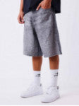 Short Baggy Strass Gris