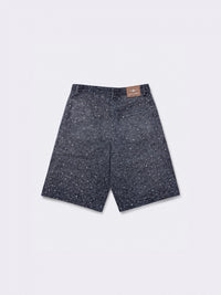 Short Baggy Strass Gris