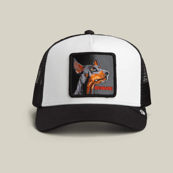 Casquette Trucker Beware Blanc